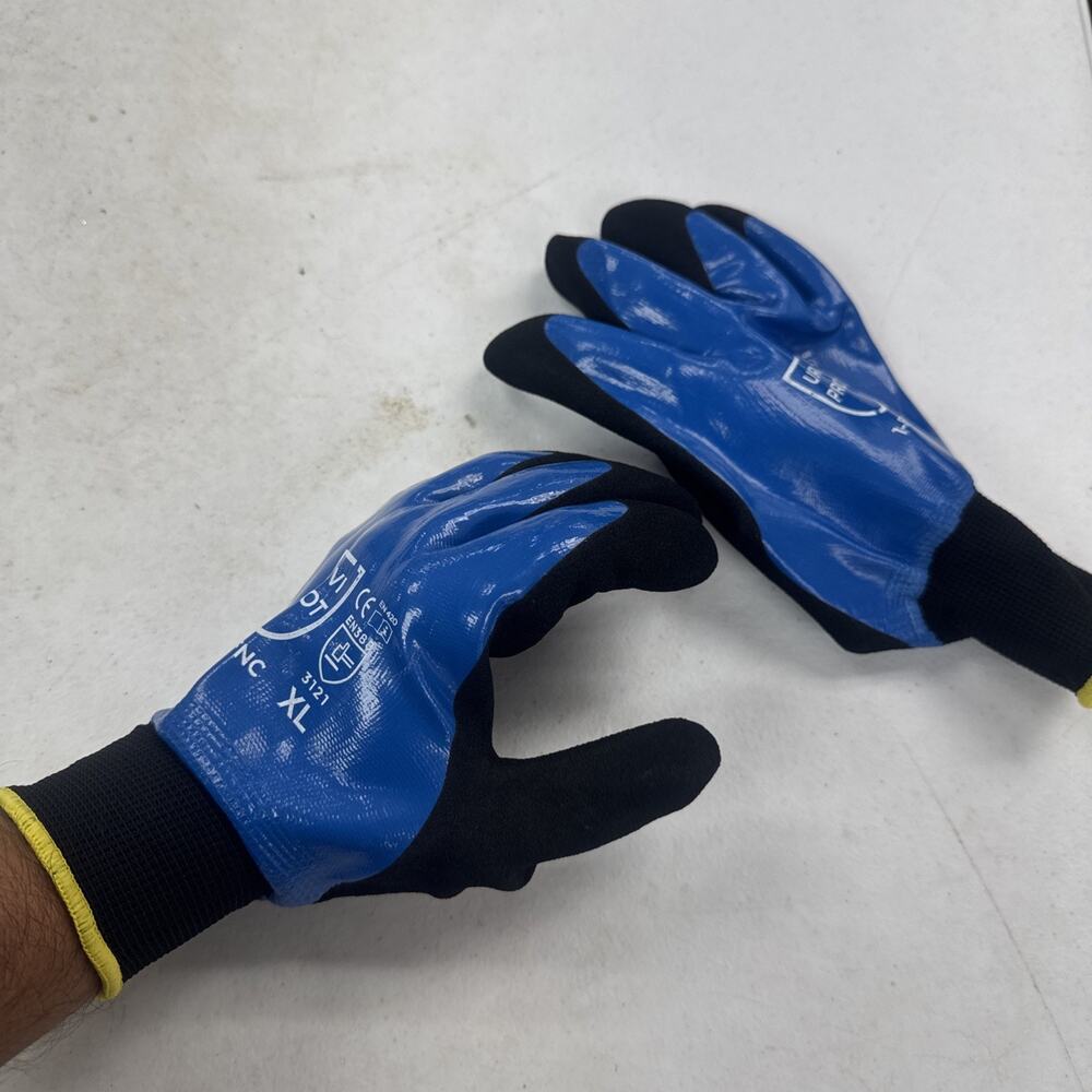 Heavy Duty Rubber UrviProt Gloves Resistant Industrial Safety Work 12 pair XL